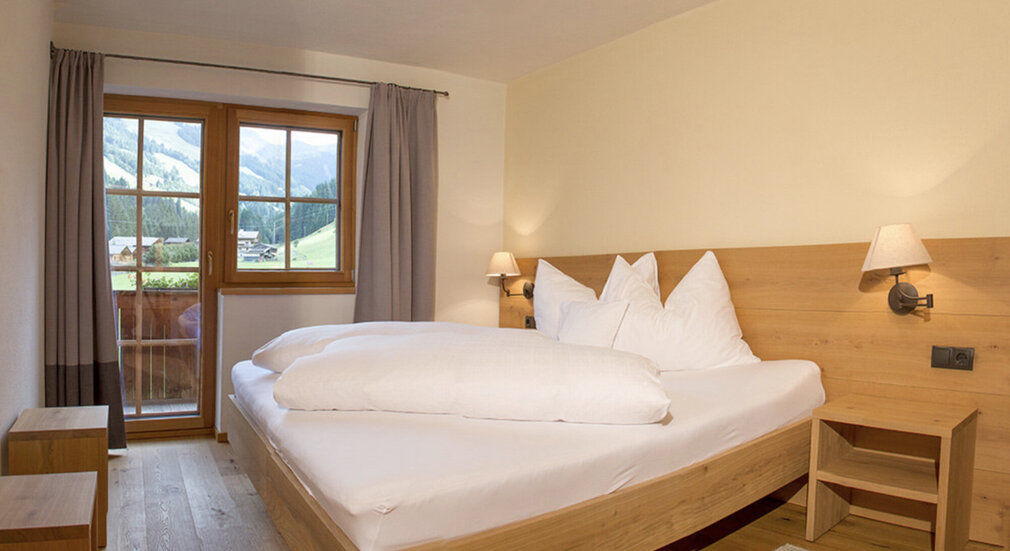 schlafzimmer appartement berg innerthal alpach tal