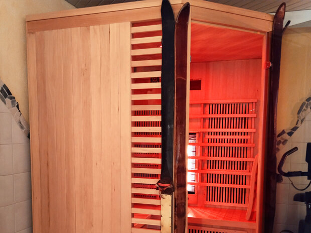 erholung nach einem langen ski tag bietet unser kleiner wellnessbereich im appartement haus innerthal im alpbachtal in tirol