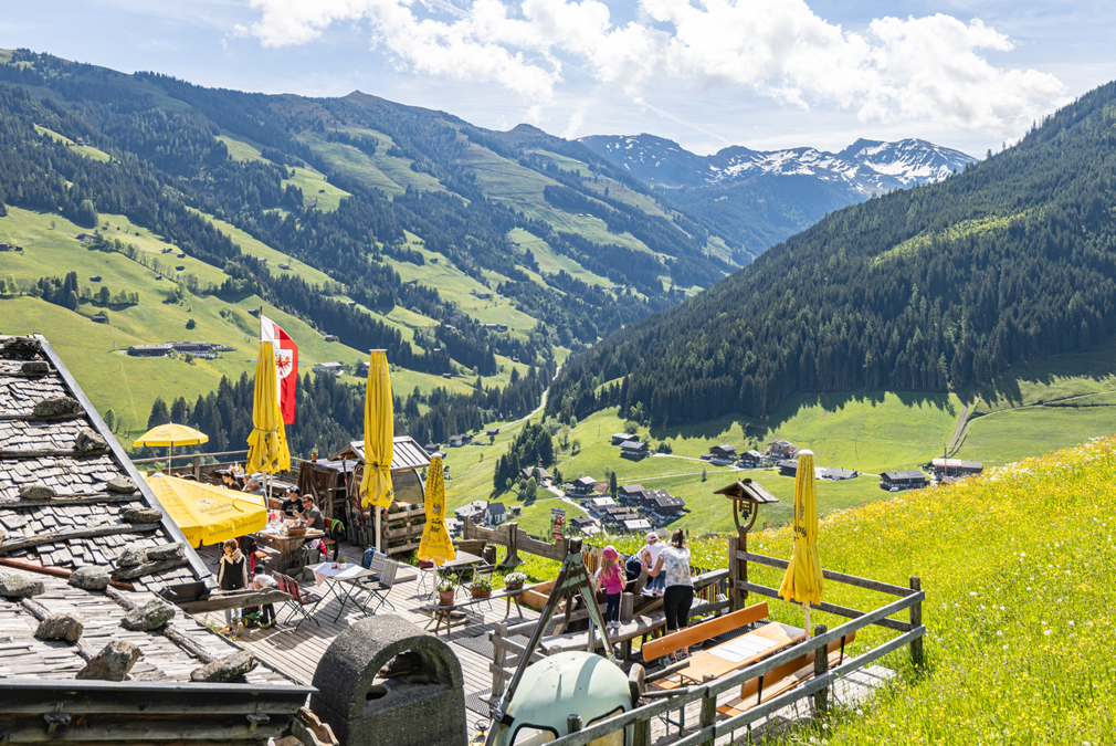 aussicht von der boeglalm aus
